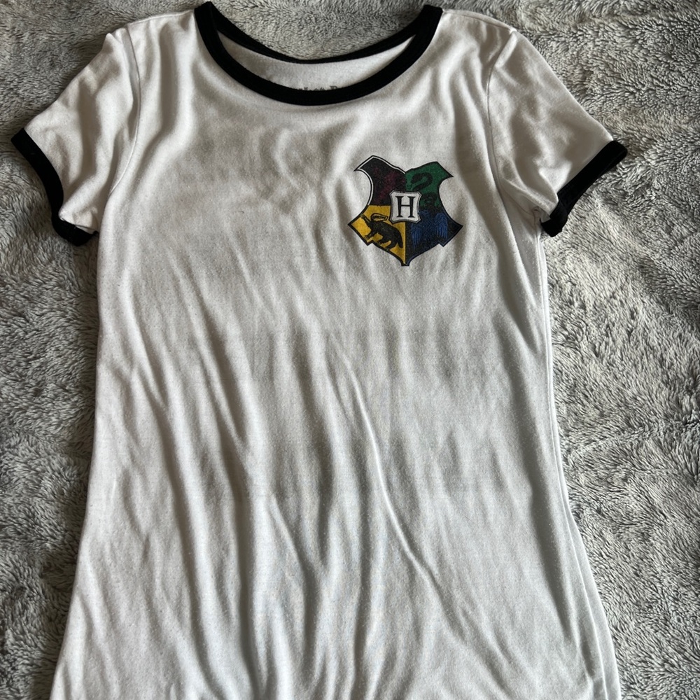 Warner Bros White and Black Short Sleeve Tees